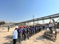 آئین تجلیل از نفرات برتر ایمنی پروژه بازیافت اتان پتروشیمی بندرامام با حضور شرکت پیدمکو