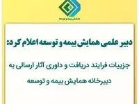 جزییات فرایند دریافت و داوری آثار ارسالی به دبیرخانه همایش بیمه و توسعه