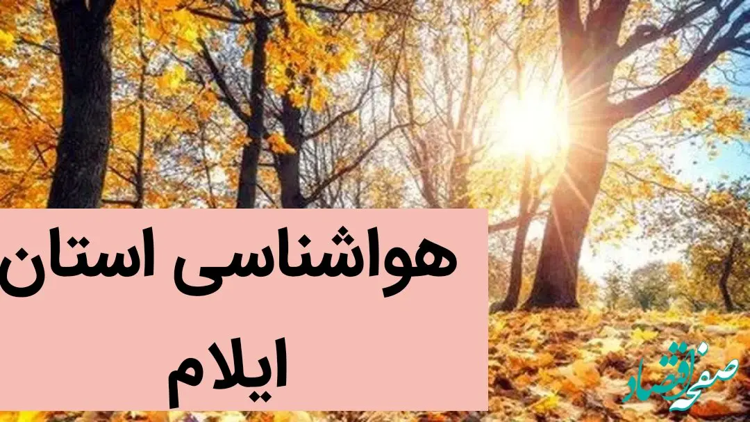 پیش بینی وضعیت آب و هوا ایلام فردا شنبه ۱۰ آذر ماه ۱۴۰۳ | هواشناسی ایلام ۲۴ ساعت آینده 
