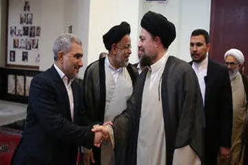 تصویری متفاوت از خوش و بش سیدحسن خمینی با وزیر روحانی + جزئیات