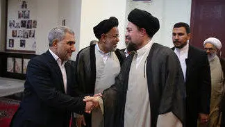 تصویری متفاوت از خوش و بش سیدحسن خمینی با وزیر روحانی + جزئیات