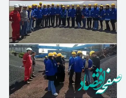 بازدید دانشجویان دانشکده صنعت و معدن شهرستان قروه از مجتمع صبانور