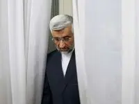 یک تصویر عجیب و غریب از محل سخنرانی سعید جلیلی