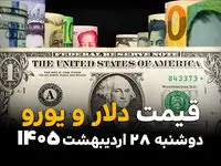 قیمت دلار و ارز در بازار آزاد امروز دوشنبه ۲۸ اردیبهشت ۱۴۰۵؛ نوسانات لحظه‌ای ارز