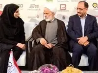 حضور حجت‌الاسلام والمسلمین مجید انصاری، معاون حقوقی رئیس جمهور در غرفه ایمیدرو