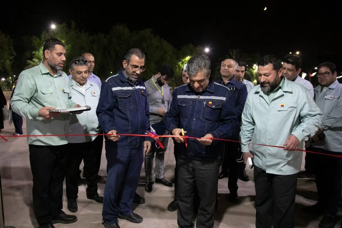 نخستین نمایشگاه ایمنی و آتشنشانی شرکت فولاد خوزستان با حضور خاله شادونه آغاز بهکار نمود