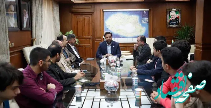 مدیر عامل سازمان منطقه آزاد کیش در دیدار با مدال آوران طلای المپیاد فیزیک کشور