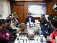 مدیر عامل سازمان منطقه آزاد کیش در دیدار با مدال آوران طلای المپیاد فیزیک کشور