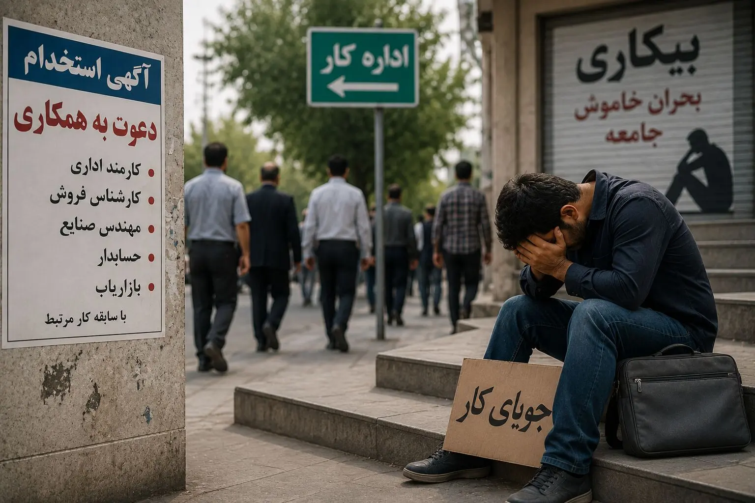 کاهش بیکاری روی کاغذ؛ آماری امیدوارکننده یا تصویری ناقص از بازار کار؟