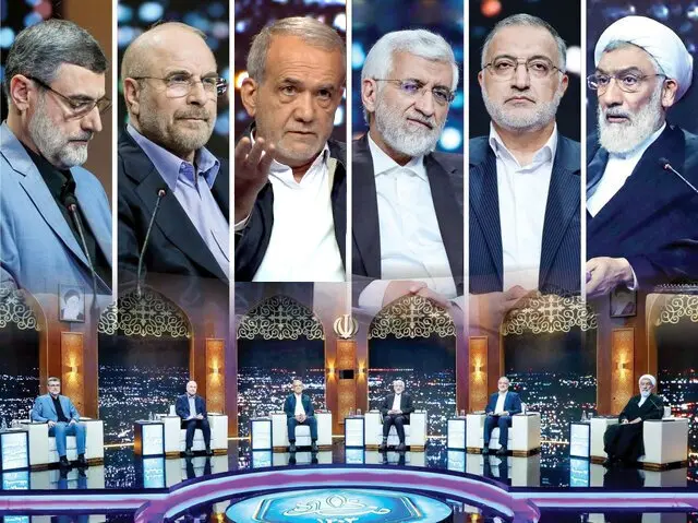 فیلم کامل آخرین مناظره انتخاباتی نامزدان ریاست جمهوری امروز ۵ تیر ۱۴۳ + حاشیه ها