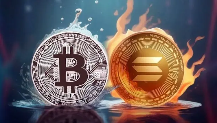 صعود انفجاری بیت کوین و سولانا آغاز شد؛ الگوی فنجان و دسته فعال شد!