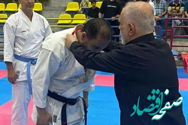 افتخار آفرینی ورزشکار شرکت مخازن سبز در کسب مقام دوم شوتوکان کشوری