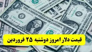 تحلیل و پیش بینی قیمت دلار | آخرین قیمت دلار آمریکا امروز دوشنبه ۲۵ فروردین ماه ۱۴۰۴ اعلام شد