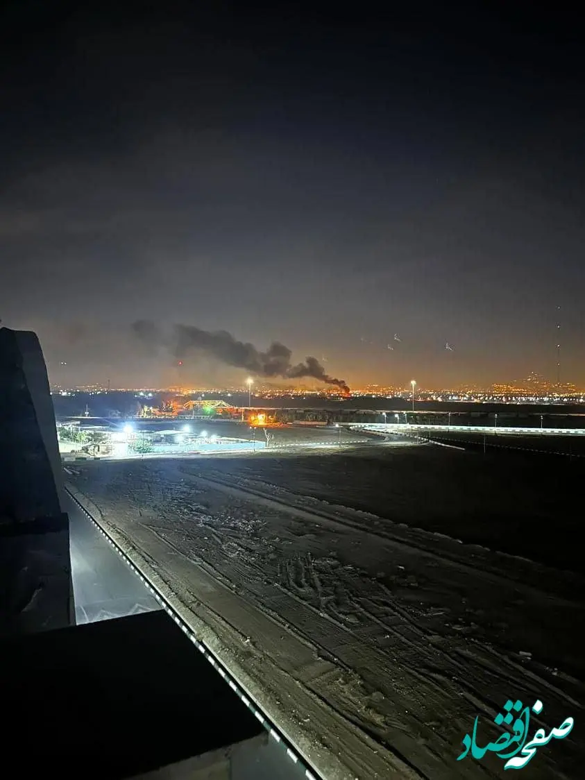 فیلم ارسالی از حملات اسرائیل به اطراف تهران