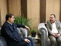 دیدار معاون محیط زیست انسانی اداره کل حفاظت محیط زیست خوزستان با قائم مقام مدیرعامل فولاد خوزستان