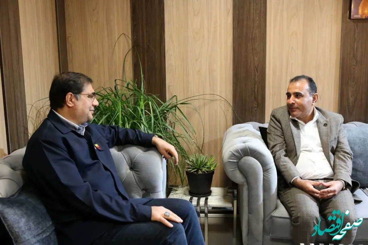 دیدار معاون محیط زیست انسانی اداره کل حفاظت محیط زیست خوزستان با قائم مقام مدیرعامل فولاد خوزستان