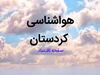 پیش بینی وضعیت آب و هوا کردستان فردا چهارشنبه ۱۷ بهمن ماه ۱۴۰۳ | هواشناسی سنندج طی ۲۴ ساعت آینده | هواشناسی کردستان