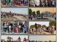 مسابقات موتورسواری اندرو در قالب جشنواره تابستانی نوروز دریایی برگزار شد