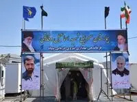 برپایی بیمارستان صحرایی “شهید اسماعیل دقایقی” در مرز شلمچه
