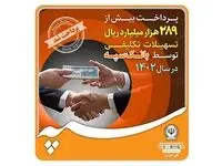پرداخت بیش از 289 هزار میلیارد ریال تسهیلات تکلیفی توسط بانک سپه در سال 1402