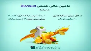 آغاز پویش تامین مالی جمعی شرکت «عالیفرد» از بستر سکوی آی بی کراد