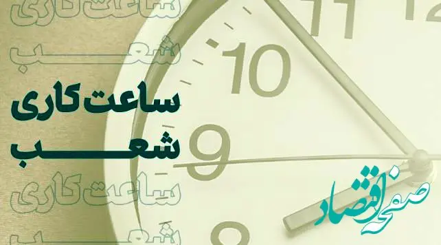تغییر ساعت کاری برخی شعب بانک کارآفرین