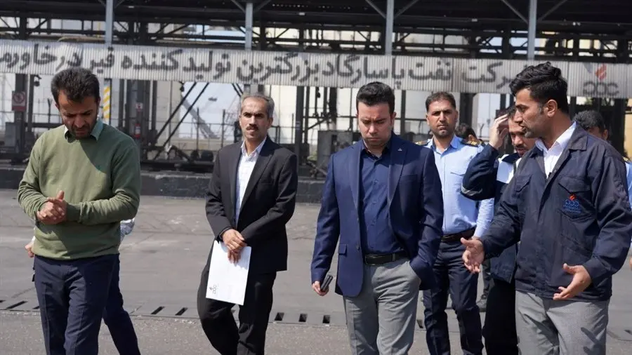 گزارش تصویری بازدید مدیرعامل شرکت نفت پاسارگاد از پایانه صادراتی ماهشهر