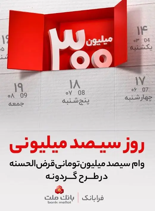 برندگان چهاردهمین دوره قرعه کشی طرح گردونه بانک ملت مشخص شدند