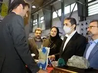 در دومین نمایشگاه بین المللی گوهرسنگ‌ها؛بازدید مدیرعامل مس و رییس هیات عامل ایمیدرو از غرفه مرکز تحقیقات یزد