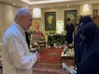 دیدار قالیباف با خانواده شهید لاریجانی + عکس