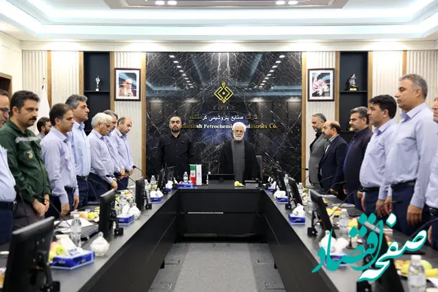 بازدید نماینده مردم شهرستان های شرق استان کرمانشاه در مجلس شورای اسلامی از پتروشیمی کرمانشاه