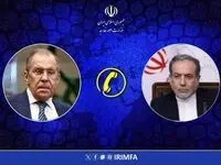گفتگوی تلفنی وزیران امور خارجه ایران و روسیه