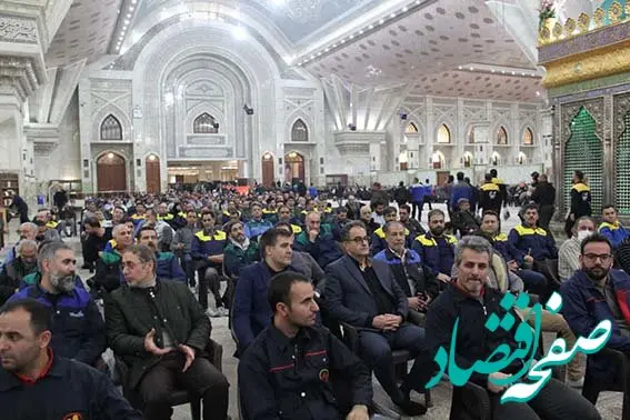 حضور کارکنان پاکسان در اجتماع بزرگ کارگران در مسیر حاج قاسم