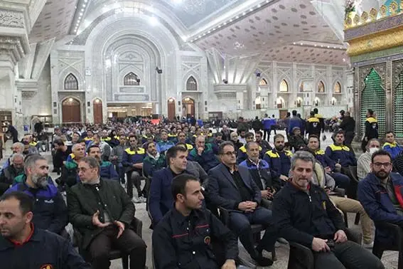 حضور کارکنان پاکسان در اجتماع بزرگ کارگران در مسیر حاج قاسم