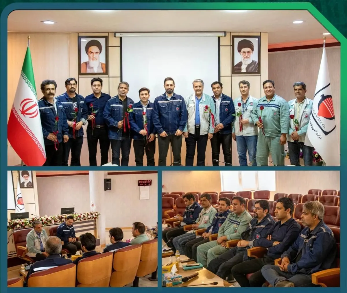 تجلیل از اعضای شورای اسلامی کار شرکت آهن و فولاد ارفع به مناسبت روز شوراها