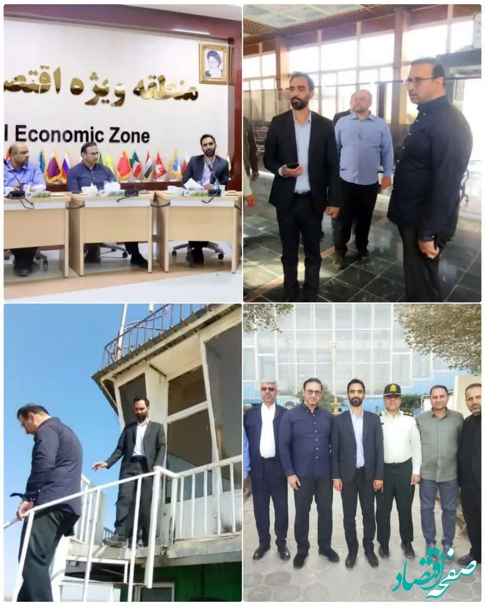 بازدید جانشین پلیس فرودگاه‌های کشور از فرودگاه الماس و منطقه ویژه اقتصادی سرخس