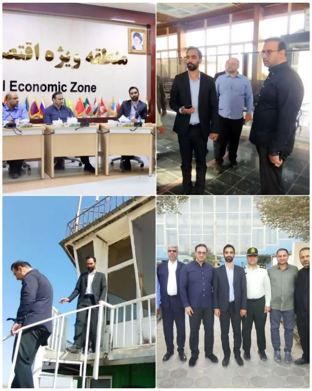 بازدید جانشین پلیس فرودگاه‌های کشور از فرودگاه الماس و منطقه ویژه اقتصادی سرخس