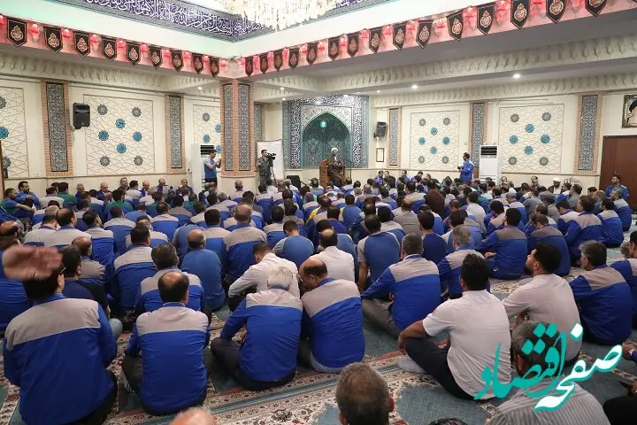 اجتماع کارگری بزرگداشت مقام رییس جمهور شهید و همراهان در ایران‌خودرو