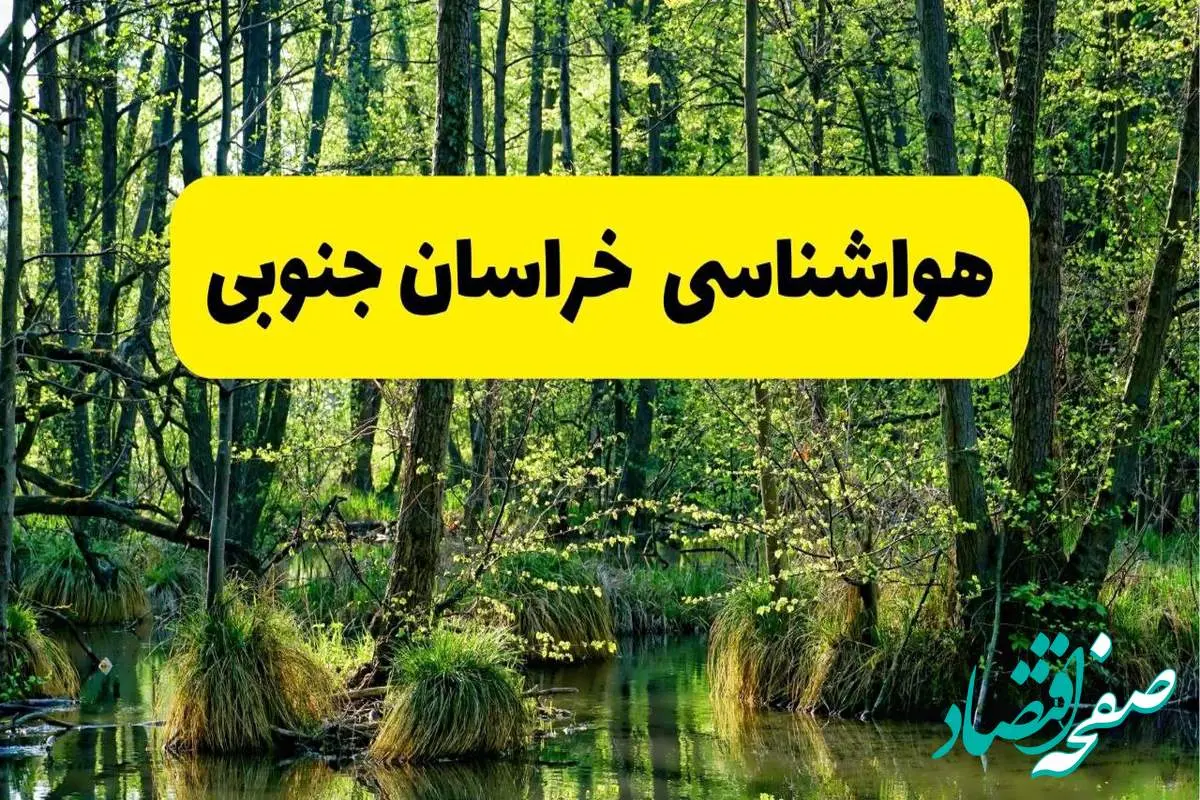 پیش بینی هواشناسی خراسان جنوبی ۲۴ ساعت آینده | پیش بینی وضعیت آب و هوا خراسان جنوبی فردا دوشنبه ۲۹ اردیبهشت ۱۴۰۴