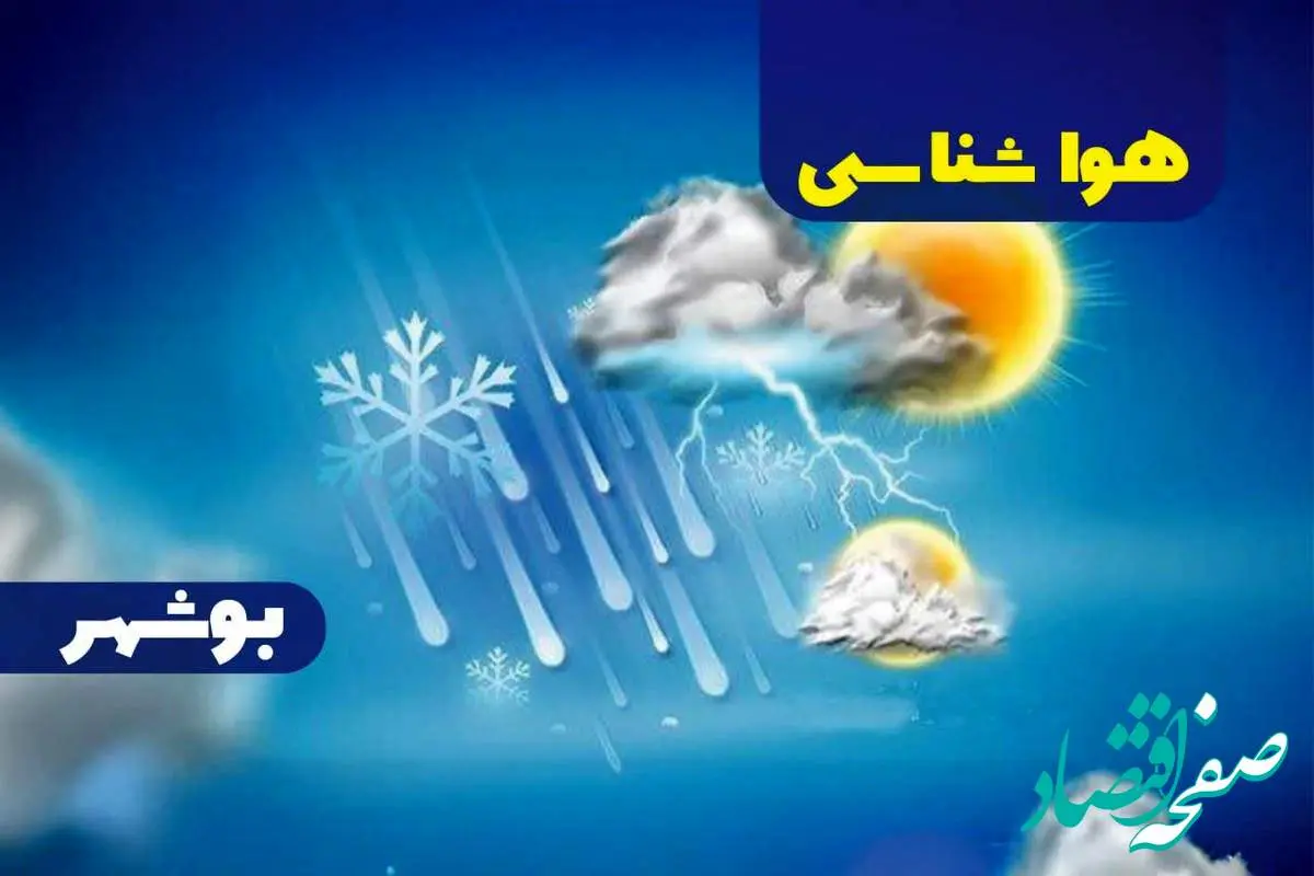 پیش بینی آب و هوا و هواشناسی بوشهر فردا | وضعیت آب و هوا بوشهر فردا ۲۷ دی ماه ۱۴۰۳ 