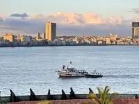 اولین قایق از یک ناوگان امدادی به کوبا رسید