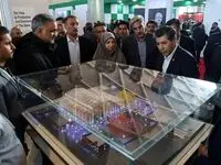 بازدید معاون رئیس‌جمهور و رئیس سازمان محیط زیست از غرفه شرکت ملی صنایع مس ایران