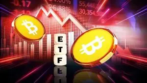 جزئیات خروج ۱۲۴ میلیون دلاری از ETFهای بیت کوین و تداوم فشار فروش