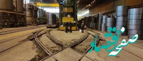 تعویض ریل مسیر ماشین حمل کلاف در واحد باکس‌آنیلینگ نورد سرد فولاد مبارکه