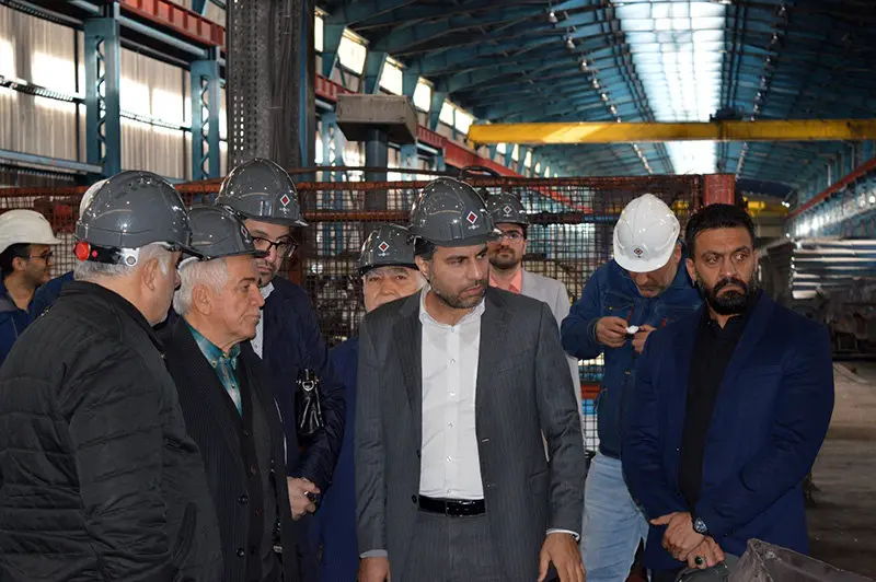 بازدید مدیرعامل شرکت آهن وفولاد غدیر ایرانیان از مجموعه فولاد شاهرود