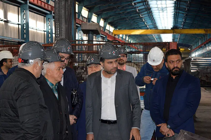  بازدید مدیرعامل شرکت آهن وفولاد غدیر ایرانیان از مجموعه فولاد شاهرود