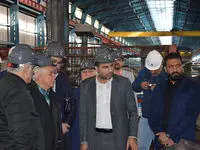  بازدید مدیرعامل شرکت آهن وفولاد غدیر ایرانیان از مجموعه فولاد شاهرود