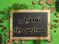 تعطیلی مدارس یزد فردا یکشنبه ۱۲ اسفند ۱۴۰۳ | آیا مدارس یزد یکشنبه دوازدهم اسفند ۱۴۰۳ تعطیل است؟