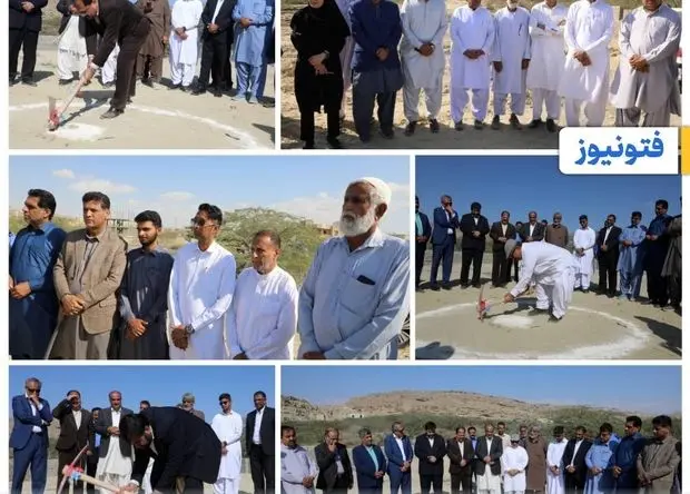 آیین کلنگ زنی احداث مدرسه ۱۸ کلاسه در روستای تیس با حضور دکتر محمدسعید اربابی رئیس هیات مدیره و مدیرعامل سازمان منطقه آزاد چابهار