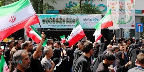 موکب بانک دی در مسیر تشییع پیکرهای قهرمانان وطن؛ ایستگاهی برای ادای احترام و سکوتی پرمعنا
